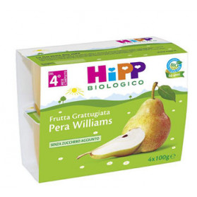 Hipp Biologico Frutta Grattugiata Pera 4 X 100 g