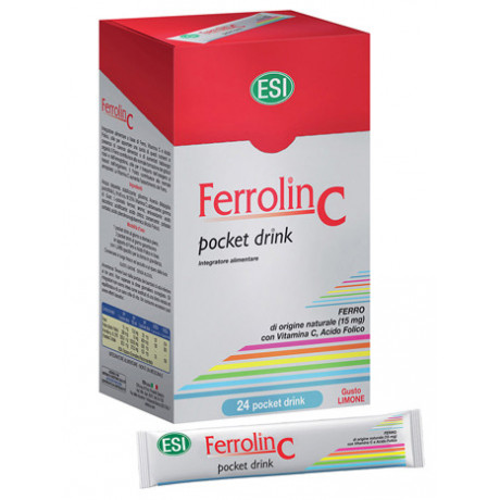 Ferrolin C Pocket Drink 24 Bustine