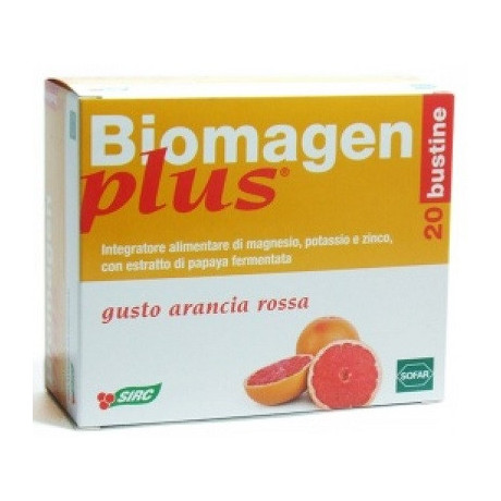 Biomagen Plus Arancia Rossa 20 Buste Astuccio 100 g