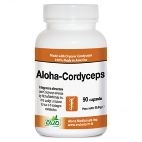 Aloha Cordyceps 90 Capsule Flacone 55,8 g