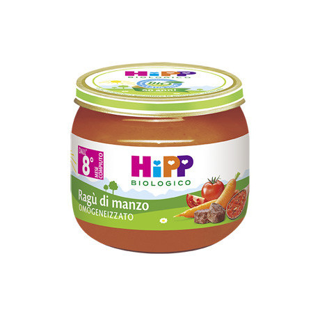 Hipp Biologico Sugo Ragu' Di Manzo 2 Vasetti 80 g