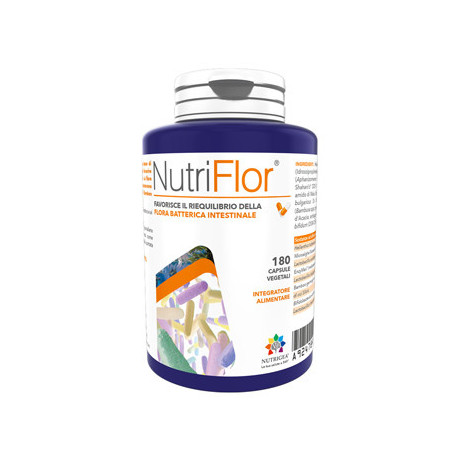 Nutriflor Flacone 60 Capsule Vegetali Astuccio 92,7 g Nuova Formula