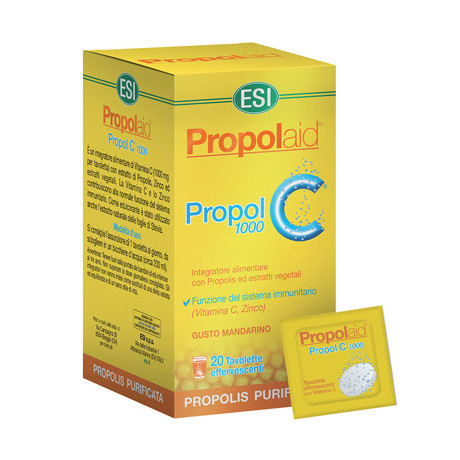 Propolaid Propol C 1000 mg 20 Tavolette Effervescenti