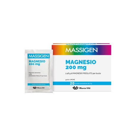 Massigen Magnesio Pidolato 20 Bustine