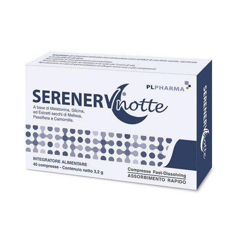 Serenerv Notte 40 Compresse 0,8 mg