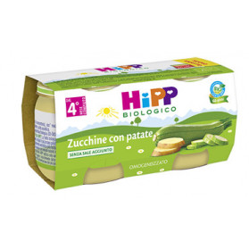 Hipp Biologico Omogeneizzato Zucchine Con Patate 80 g 2 Pezzi