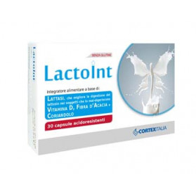 Lactoint 30capsule Gastroprotette Da 380mg Favorisce Il Processo Digestivo Del Lattosio Utile Nei Casi Di Maldigestione
