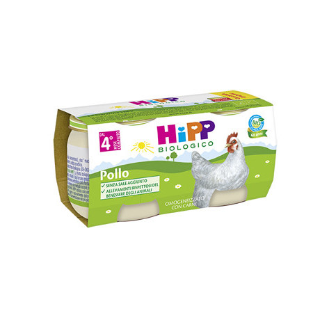 Hipp Bio Omog Pollo 2x80g