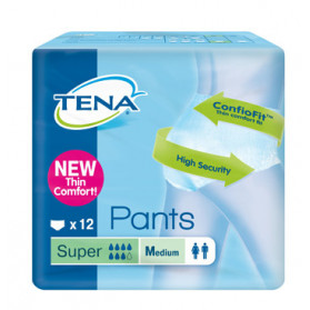 Pannolone Pull Up Tena Pants Super Taglia Medium 12 Pezzi