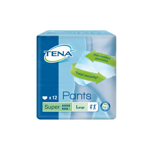 Pannolone Pull Up Tena Pants Super Taglia Large 12 Pezzi