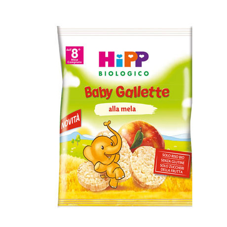 Hipp Biologico Gallette Di Riso Mela 30 g