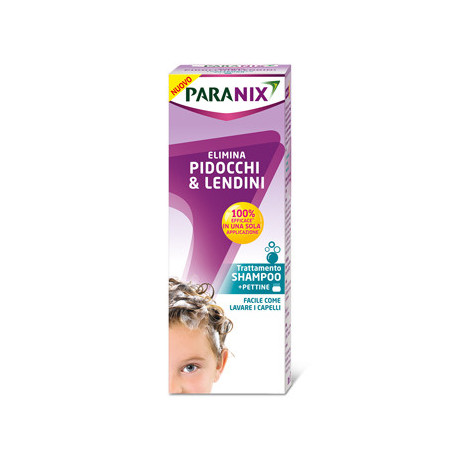 Paranix Trattamento Shampoo 200 ml Nuova Formulazione + Pettine