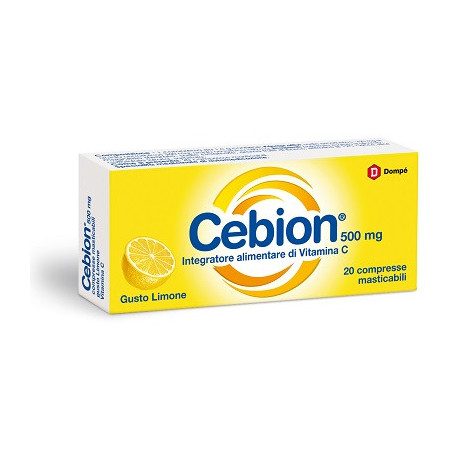 Cebion Masticabile Limone Vit C 20 Compresse