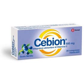 Cebion Masticabile Mirtil Vit C 20 Compresse