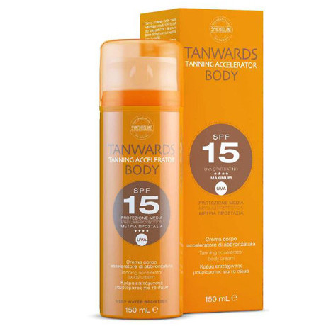 Tanwards Tanning Accelerator Body Cream Spf 15 150 ml