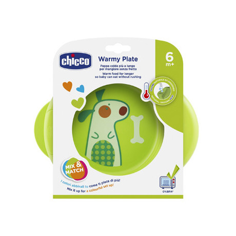 Chicco Piatto Pappacalda 6 Mesi+ Verde