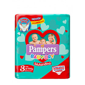 Pampers Bd Mut Midi Sp 19pz