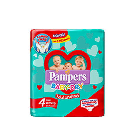 Pampers Bd Mut Sm Tg4 Mx Sp 16