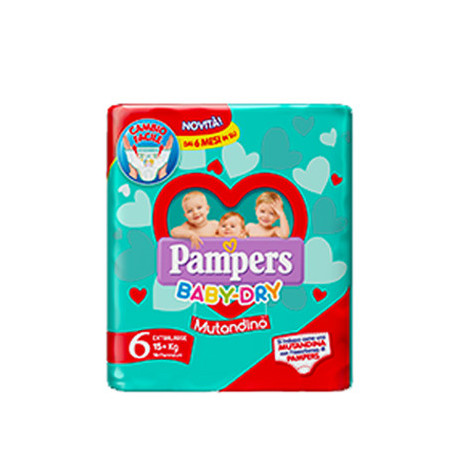 Pampers Bd Mut Sm Tg6 Exl Sp14