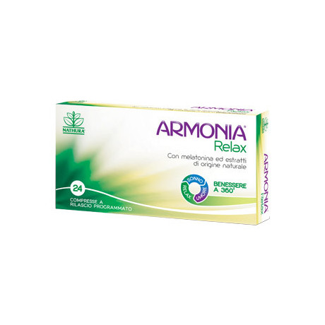 Armonia Relax 1 mg A Base Di Melatonina 24 Compresse