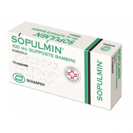 Sopulmin Bambini 10 Supposte 100mg