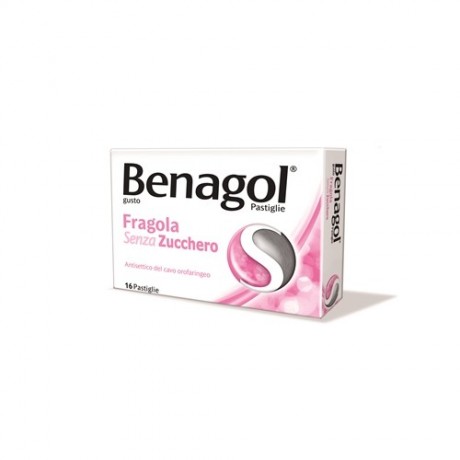 Benagol 16 Pastiglie Fragola Senza Zucchero