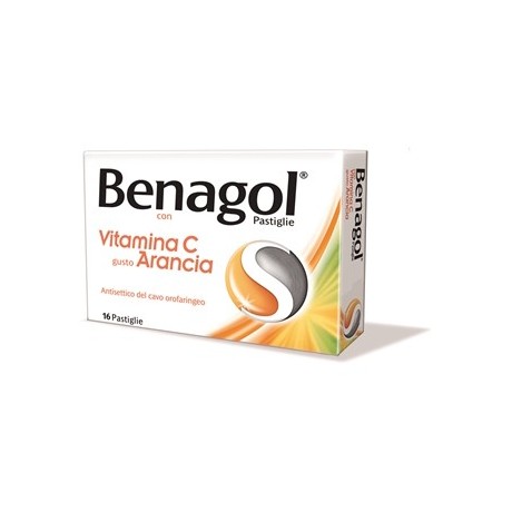 Benagol Vit C 16 Pastiglie Arancia