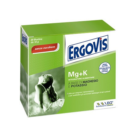 Ergovis Mg+k Senza Zucchero 20 Bustine 5g