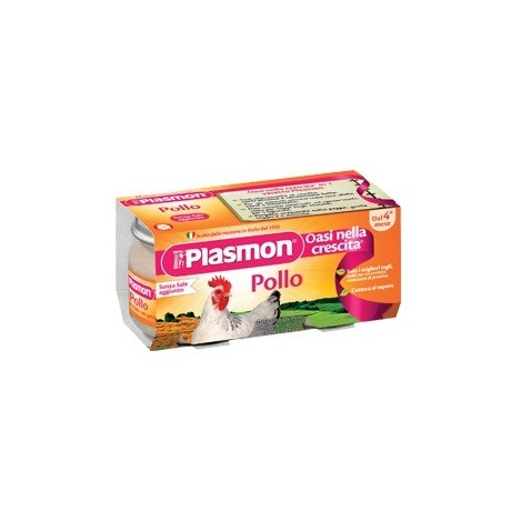 Plasmon Omogeneizzato Pollo 80 g X 2 Pezzi