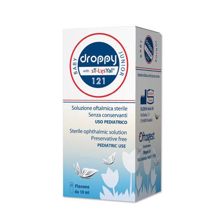 Droppy 121 Multidose 10 ml Soluzione Oftalmica Senza Conservanti Uso Pediatrico