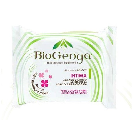 Biogenya Salviettina Intima Cotone 20 Pezzi