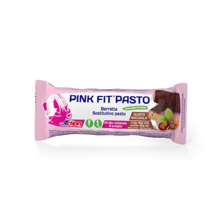 Proaction Pink Fit Pasto Barretta Sostitutiva Del Pasto Alla Nocciola 65 g