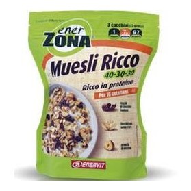 Enerzona Muesli Ricco 40-30-30 230 Grammi