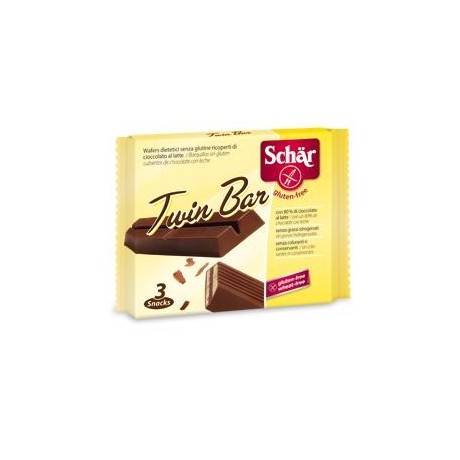 Schar Twin Wafer Cioccolato Al Latte 3 Barrette