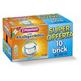 Plasmon Latte Crescita Alta Digeribilita' 10 X 500 ml