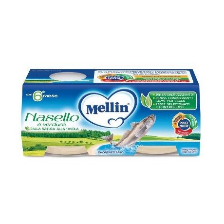 Mellin Omogeneizzato Nasello 2 X 80 g