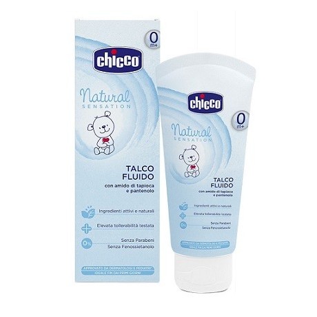 Chicco Talco Fluido Natural Sensation 100 ml