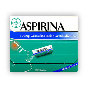 Aspirina Uso Orale Granulato 20 Bustine 500mg