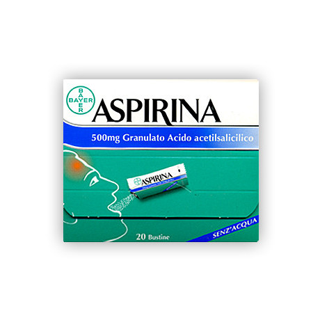 Aspirina Uso Orale Granulato 20 Bustine 500mg