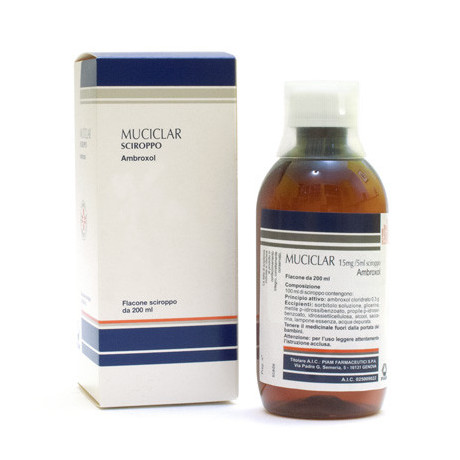 Muciclar Sciroppo 200ml 15mg/5ml