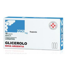 Glicerolo Adulti 18 Supposte 2250mg