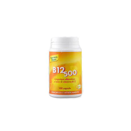 B12 500 Cianocobalamina 100 Capsule Vegetali