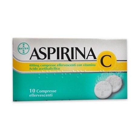 Aspirina C 10 Compresse Effervescente 400+240mg