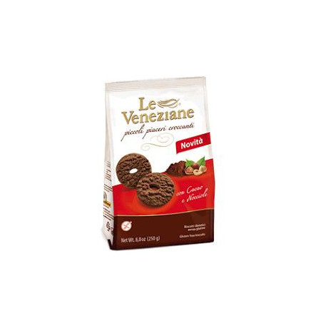 Le Veneziane Biscotti Cacao/nocciola 250 g