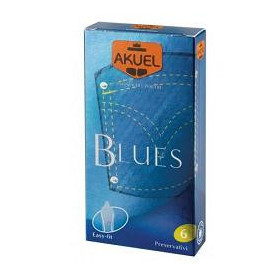 Profilattico Ansell By Manix Blues B 6 Pezzi