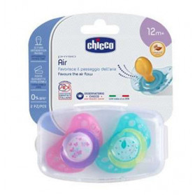 Chicco Succhietto Air Lumi Caucciu 12m+ 2 Pezzi