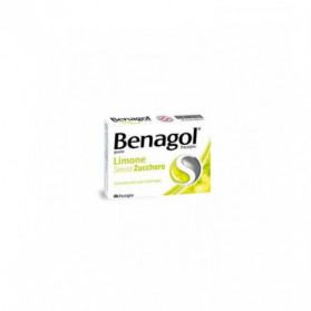 Benagol 36 Pastiglie Limone Senza Zucchero