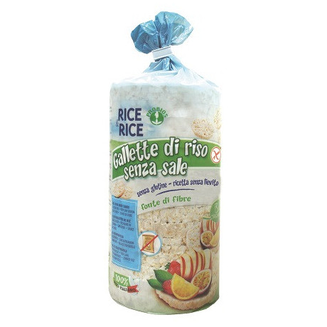Rice&rice Gallette Di Riso Senza Sale E Senza Lievito 100 g