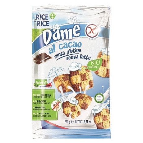 Rice&rice Dame Di Riso Con Cacao Senza Latte 250 g