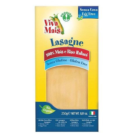 Viva Mais Lasagne Di Mais E Riso 250 g Senza Uova